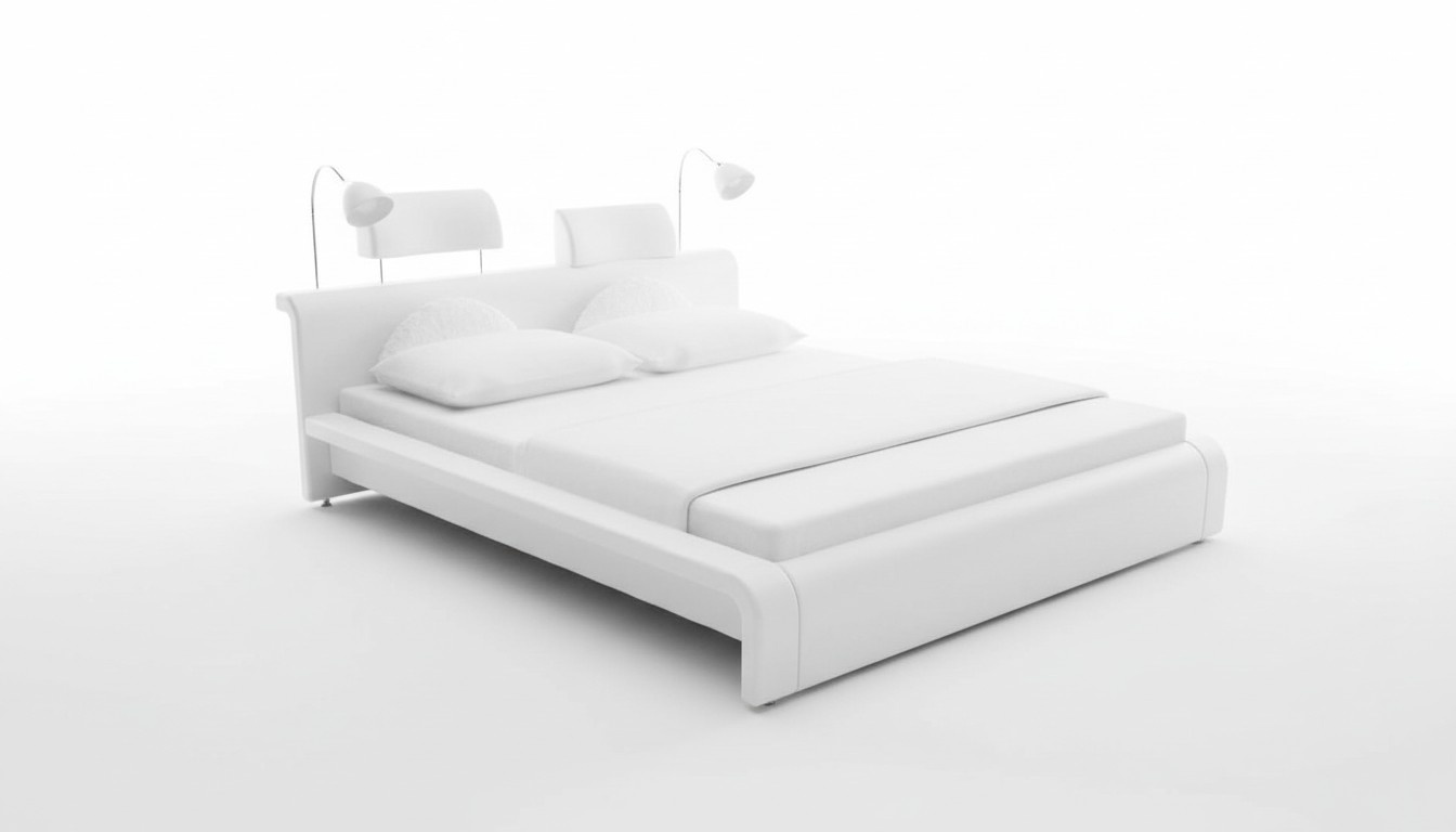 LEDERBETT POLSTERBETT 180x200cm DOPPELBETT DESIGN BETT NEU