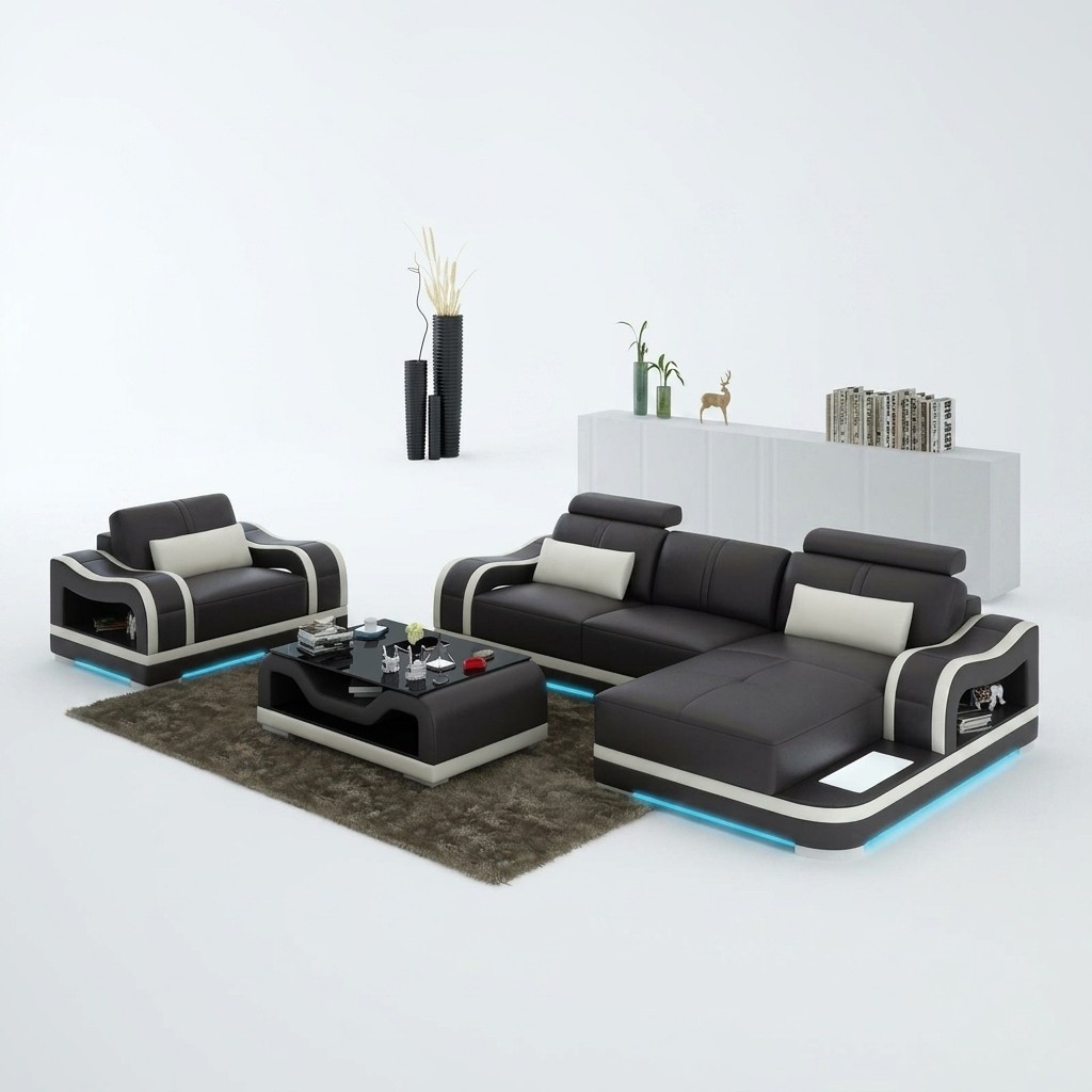 Moderne Holz Kommode Sideboard Kommoden Wohnzimmerschrank 90cm