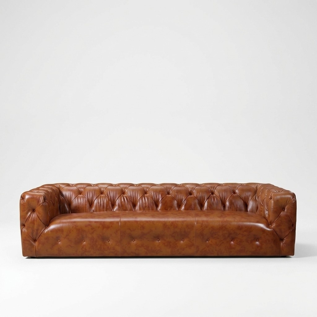 Ledersofa Kunstleder Couch Big - Sofa Luxus Wohnzimmer Sitz Polster