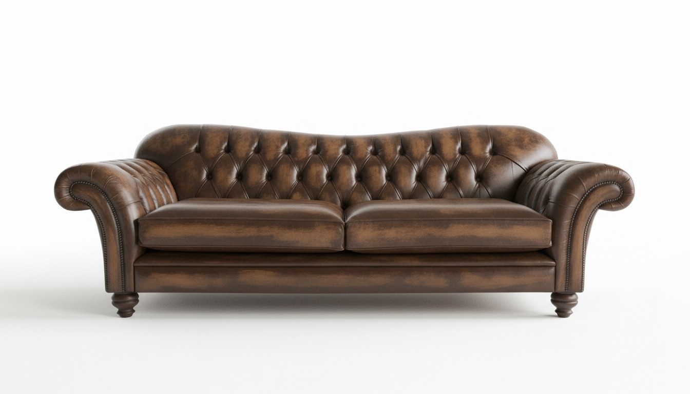 Ledersofa Sofa Couch Garnitur Sofas Couchen Chesterfield Leder