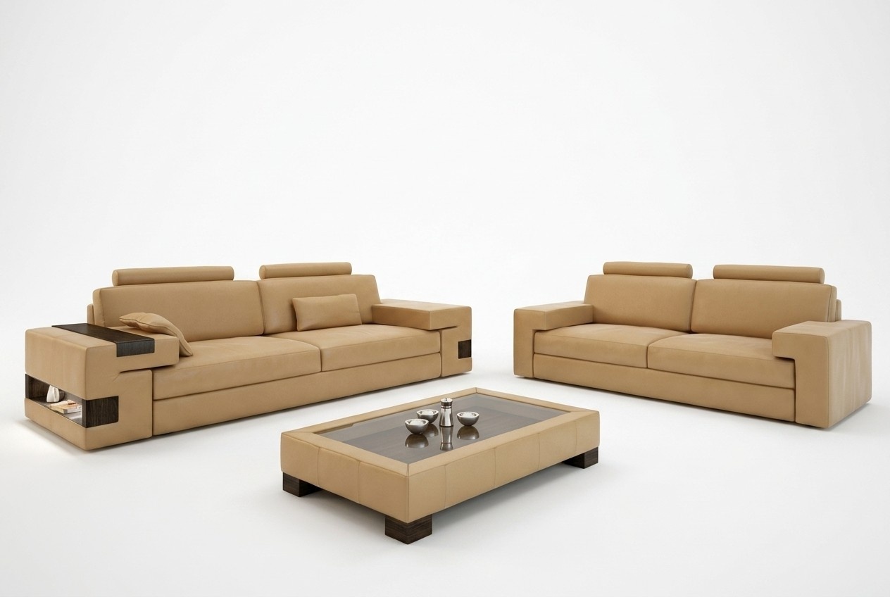 Ecksofa Wohnlandschaft Couch Polster Eckgarnitur Sofa Leder Eck Garnituren