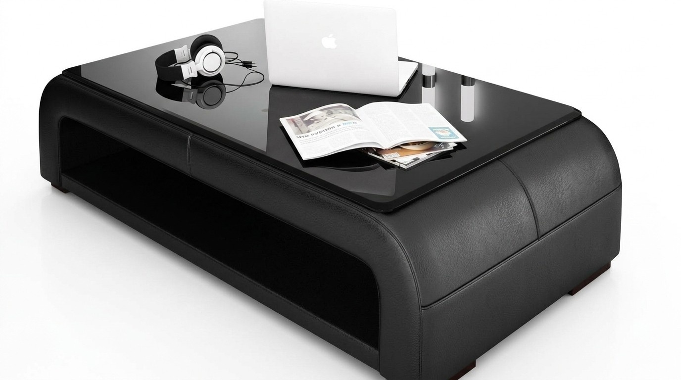 Ledertisch Couchtisch Glastisch Sofa Beistell Tisch Tische Couchtische Leder