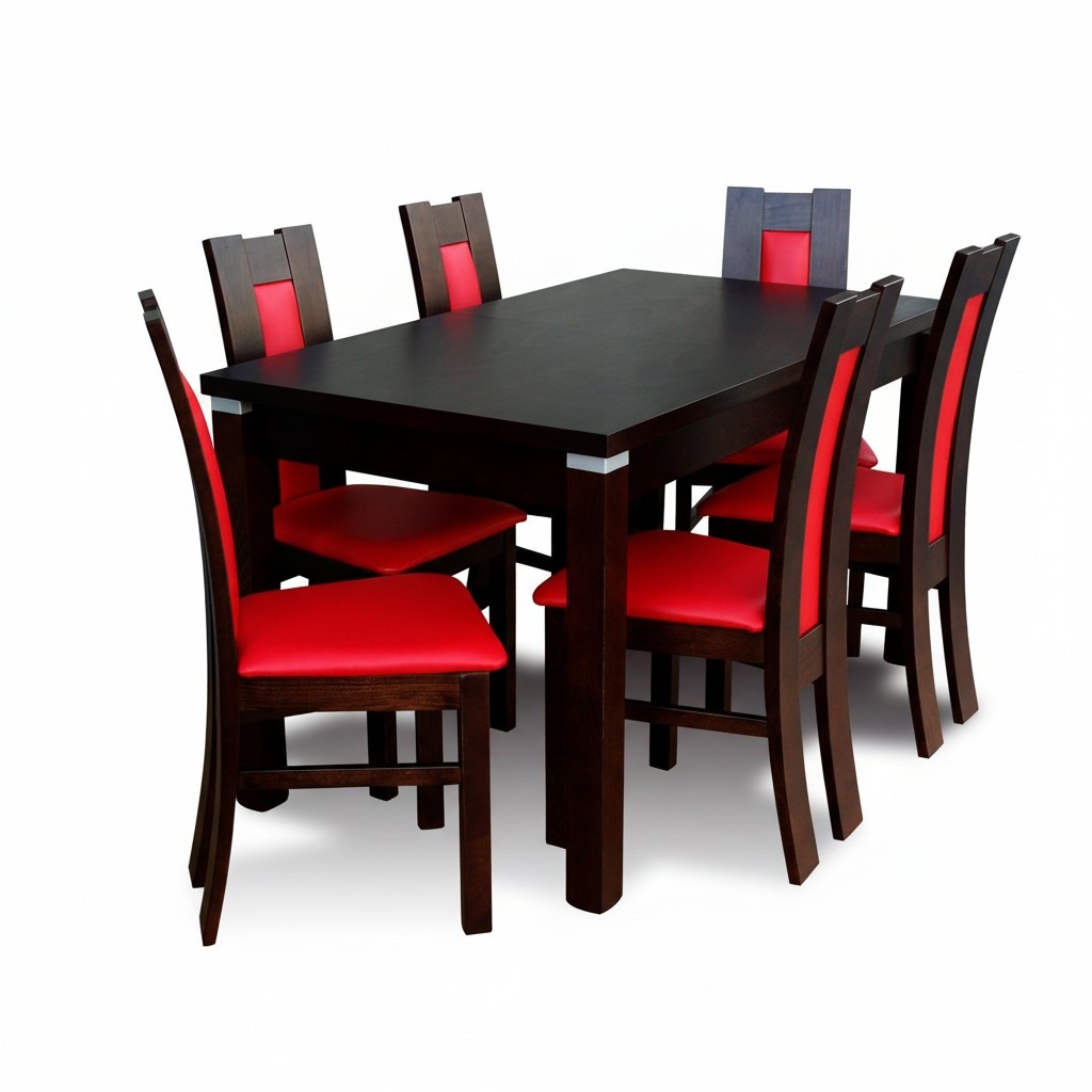 Lehnstuhl Stil Möbel Esszimmer Garnitur Stuhl Gruppe Tisch 7tlg. Set Sets Neu