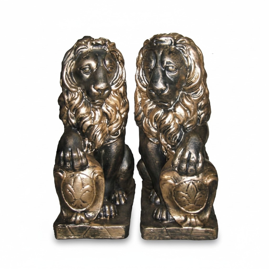 Löwe Deko Figur Statue Skulptur 60cm Figuren Statuen Skulpturen