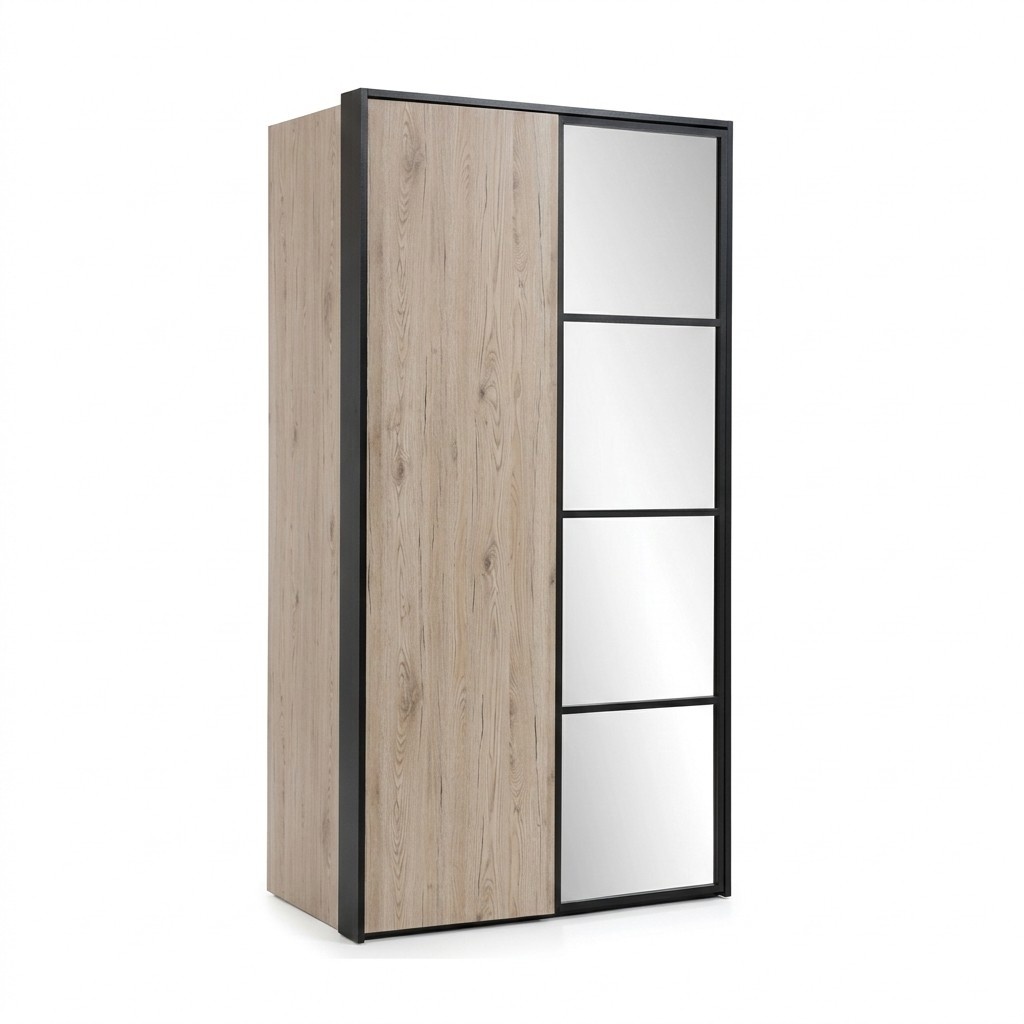 Loft Kleiderschrank Mehrzweckschrank Holz Schrank Schränke Möbel Braun