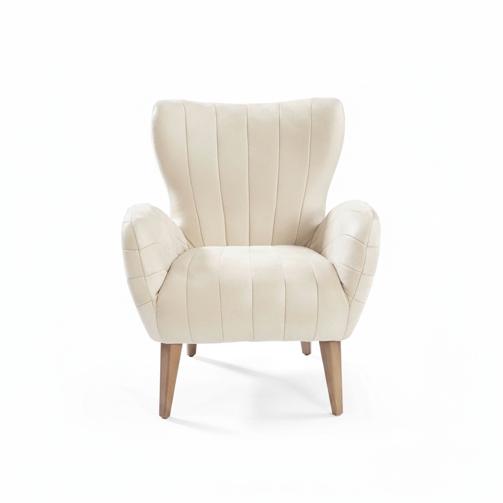 Lounge Sessel Relaxsessel Textil Lounge Design Sesel Komfortsessel Beige