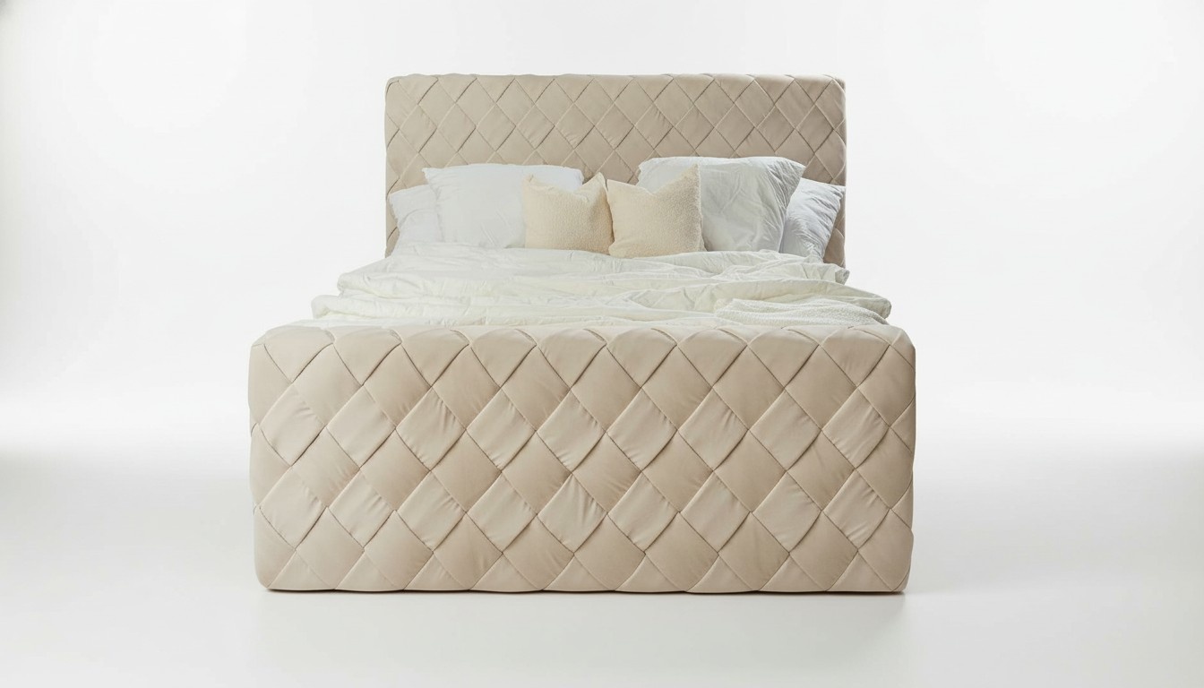 Luxus Betten Modern Bettrahmen 180x200 cm Design Schlafzimmer Möbel Kopfteil