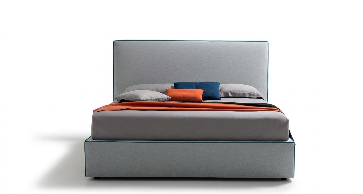 Luxus Betten Textil Hotel Polster Sitz Textil Italien Designer Bett Schlafzimmer