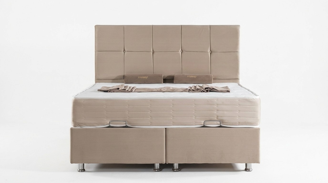 Luxus Boxspring Bett Doppelte Betten Schlafzimmer Möbel 120x200cm