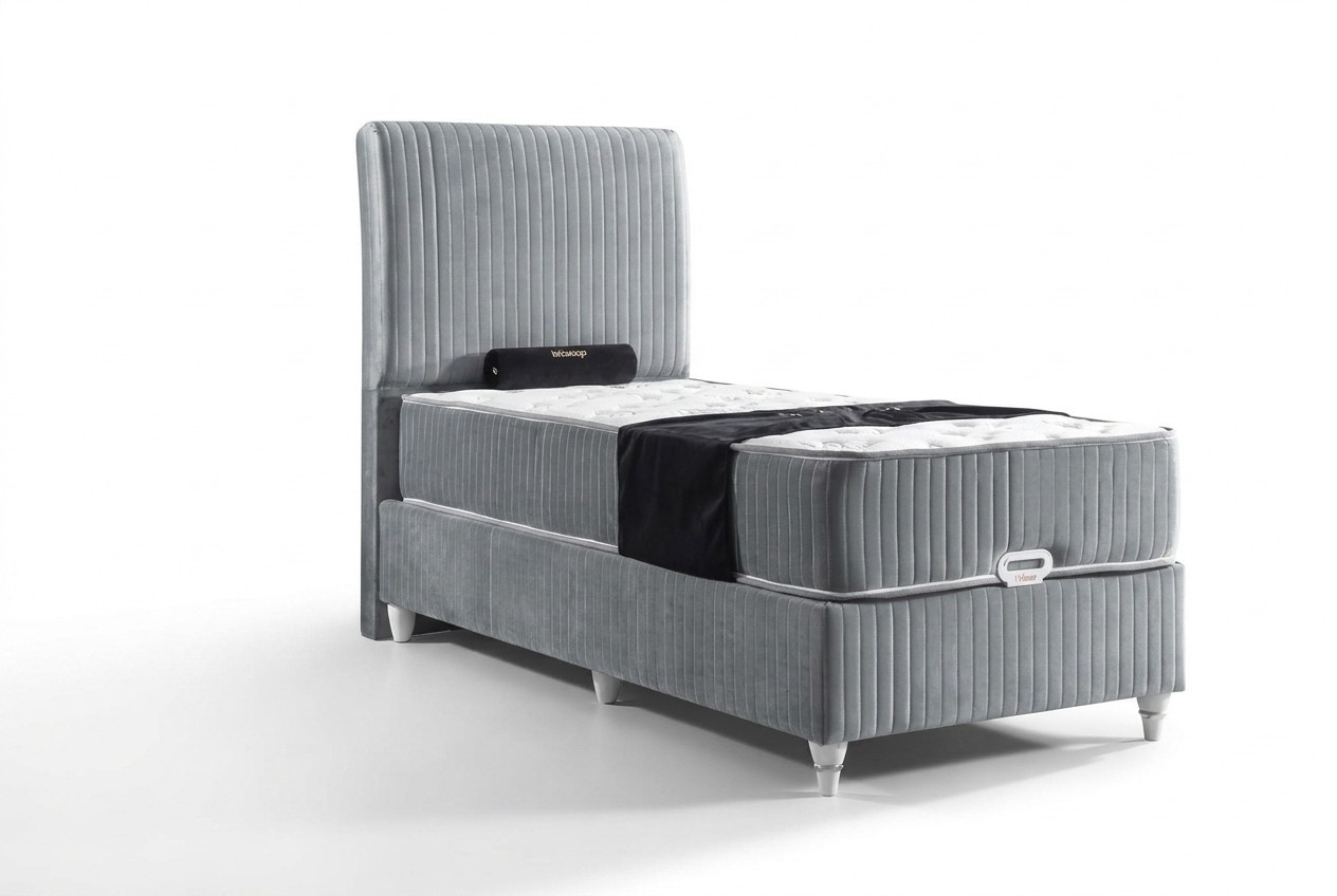 Luxus Boxspring Bett Hotel Singel Betten mit Matratze 90x200 Möbel