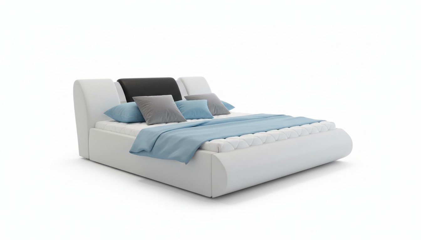 Luxus Boxspring Bett Schwarz Weiß Betten Schlafzimmermöbel Design Doppel Hotel