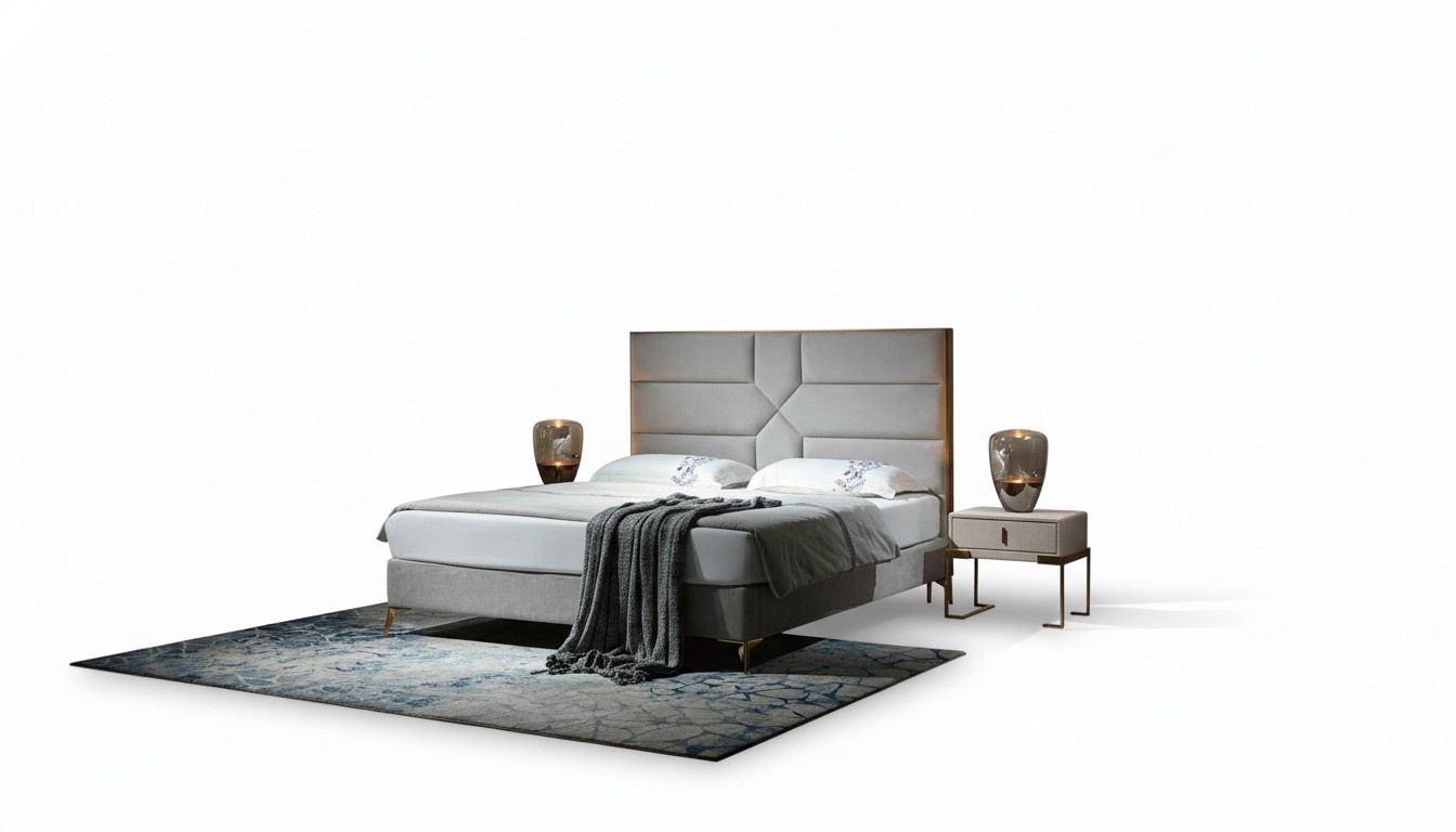 Luxus Design Bett Polster Doppel Hotel Betten Ehe 180x200cm Schlaf