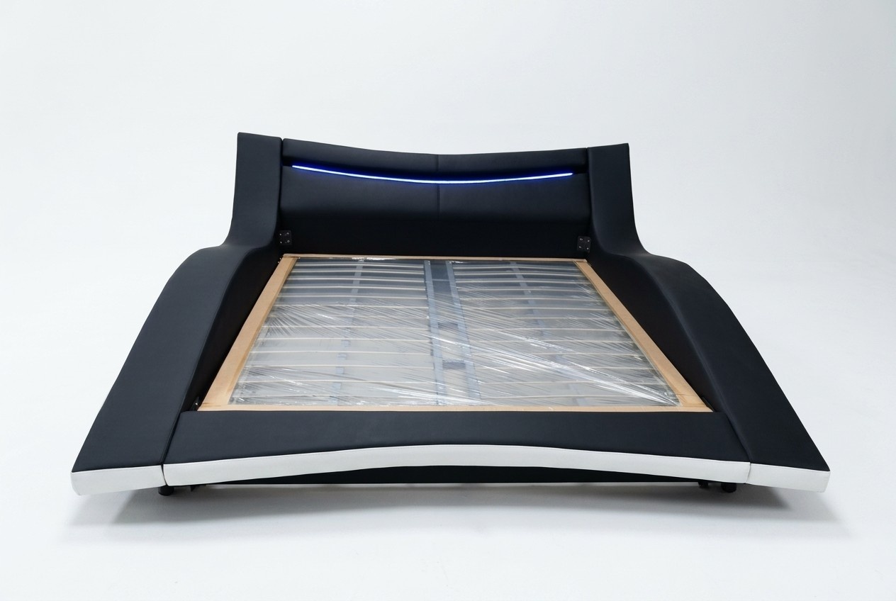 Luxus Design Leder Doppel Hotel Bett Gepolstertes Ehe Moderne Betten