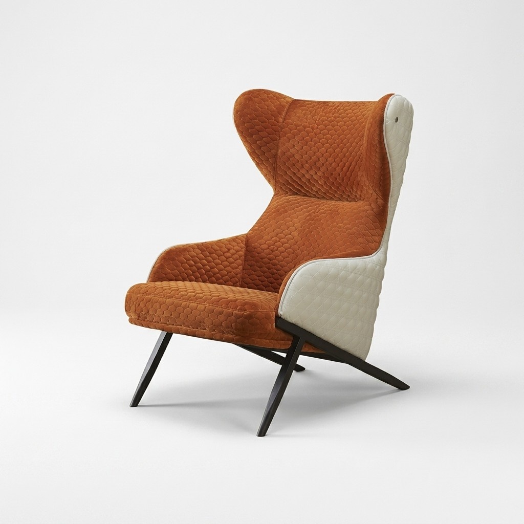 Luxus Design Möbel Stühle Moderner Design Sessel Textil Wohnzimmer
