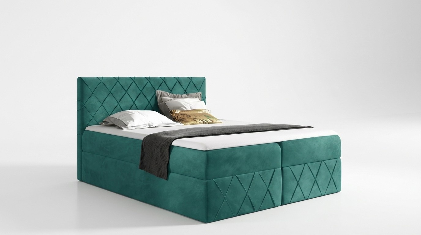 Luxus Designer Polsterbett Bett Betten Designerbett NEU 160x200cm Boxspring neu