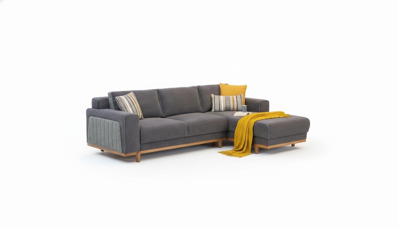 Luxus Ecksofa L-Form für Wonzimmer Modernen Designen und Hochwertig