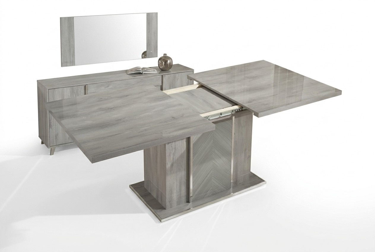 Luxus Esstisch Ausziehbarer Tisch Holz Tische Modern Esszimmer Design Italien
