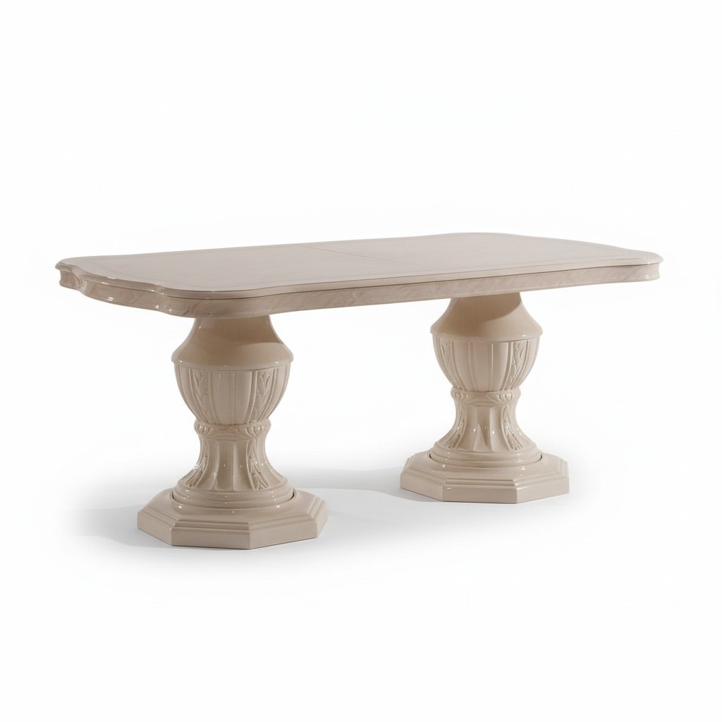 Luxus Esstisch Tisch Tische Design Möbel Oval Italienische Möbel Holz