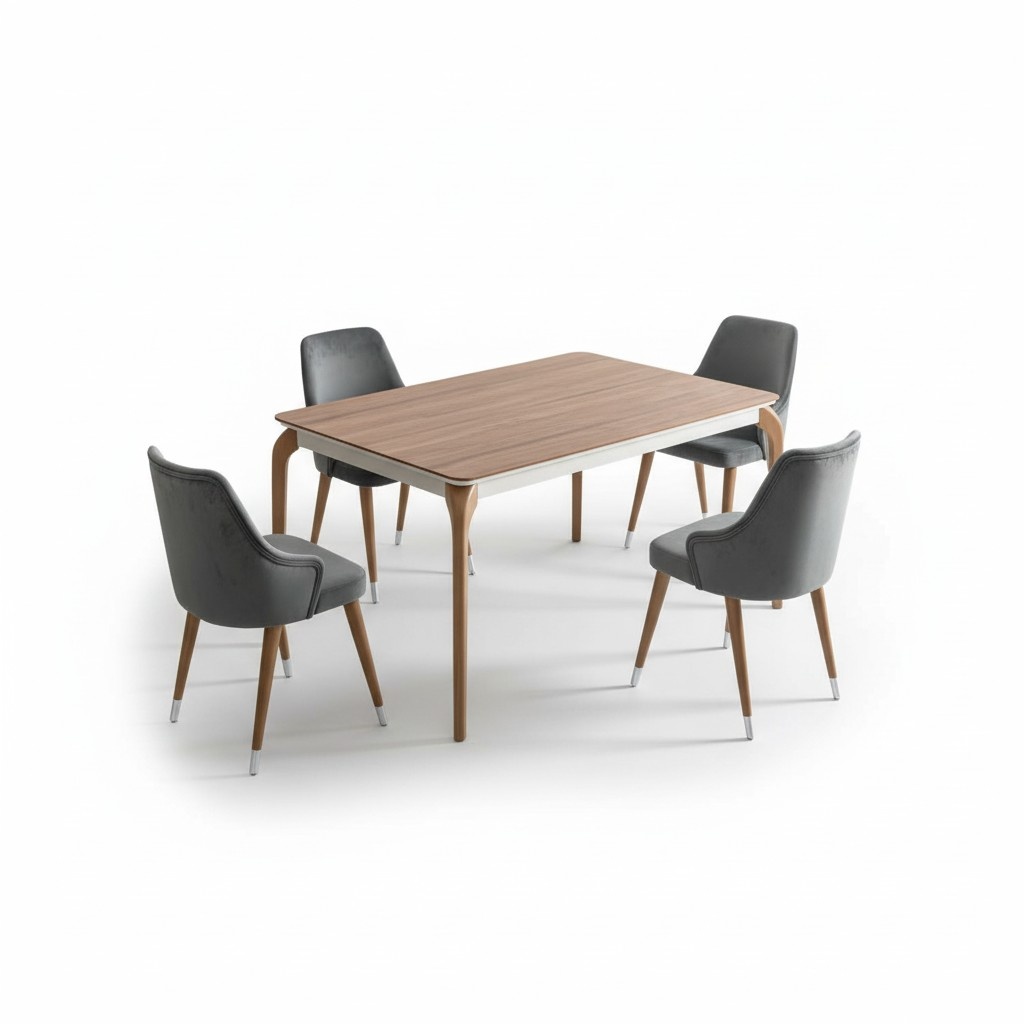 Luxus Esszimmer Set Esstisch 6x Stühle 7 tlg Modern Tisch Essgruppe neu