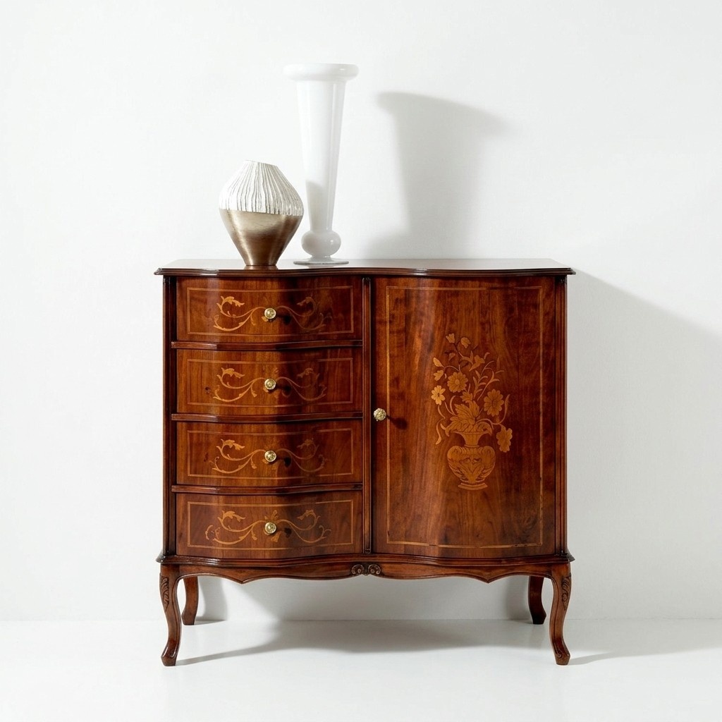 Luxus Designer Italienische Holz Möbel Kommode Anrichte Barock Stil