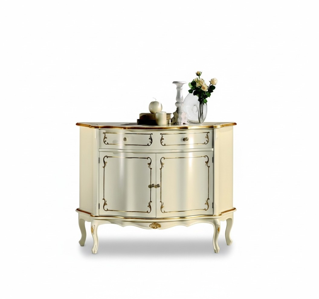 Luxus Design Italienische Holz Möbel Barock Kommode Wohnzimmer Kleiderschrank