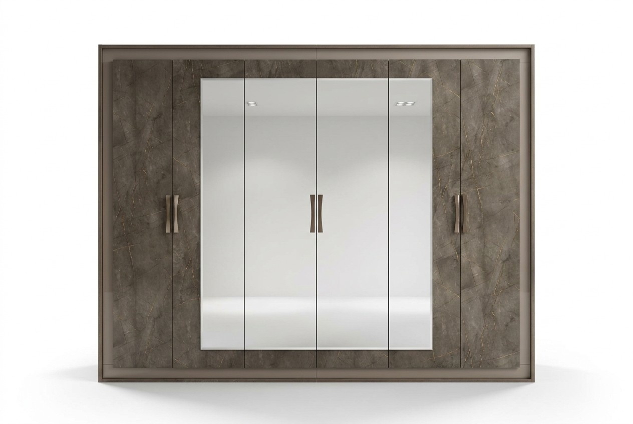 Luxus Kleider Schrank Designer Kleiderschränke Schrank 6 türiger arredoclassic