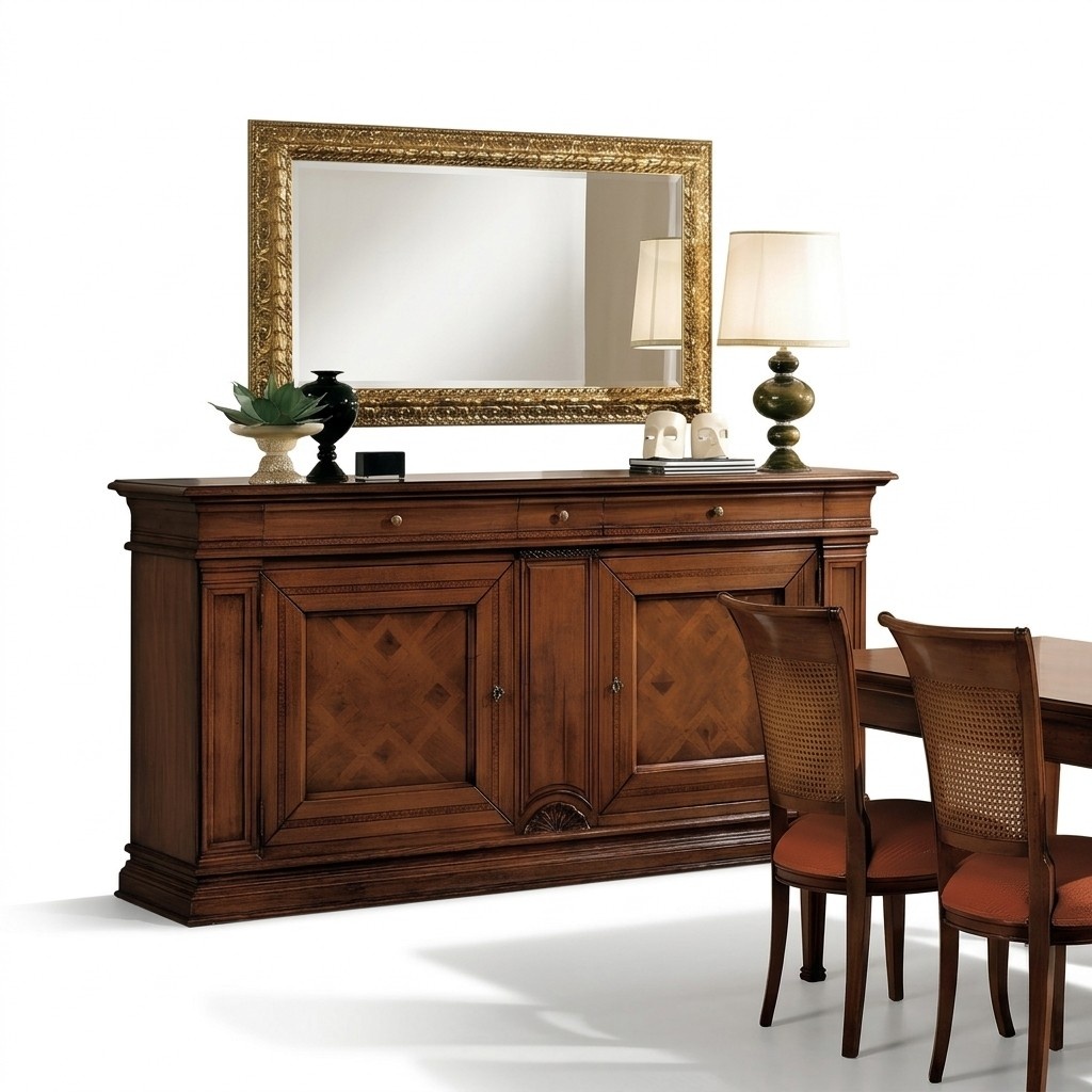 Luxus Kommoden Anrichte Schrank Garderobe Sideboard Möbel Antik Stil Holz Neu