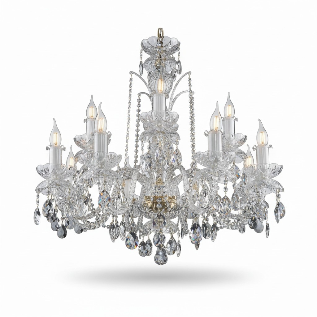 Luxus Kronleuchter Bohemia Kristall Decken Leuchten Lampen Luster Neu