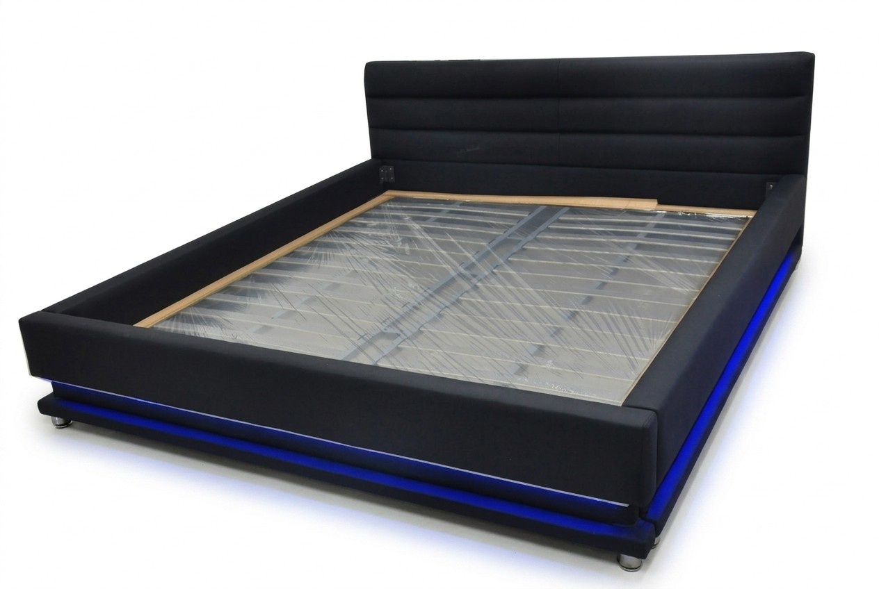 Luxus Leder Design Polster Betten Doppel Modernes 140/160/180/200 Bett