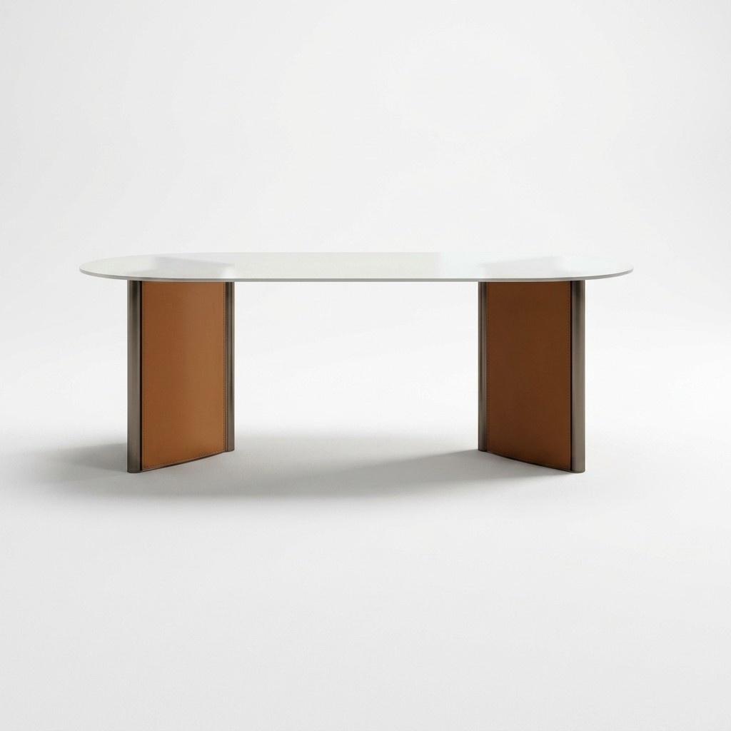 Luxus Modern Esstisch Esszimmer Stil Moderne Möbel Ovale Tische holz