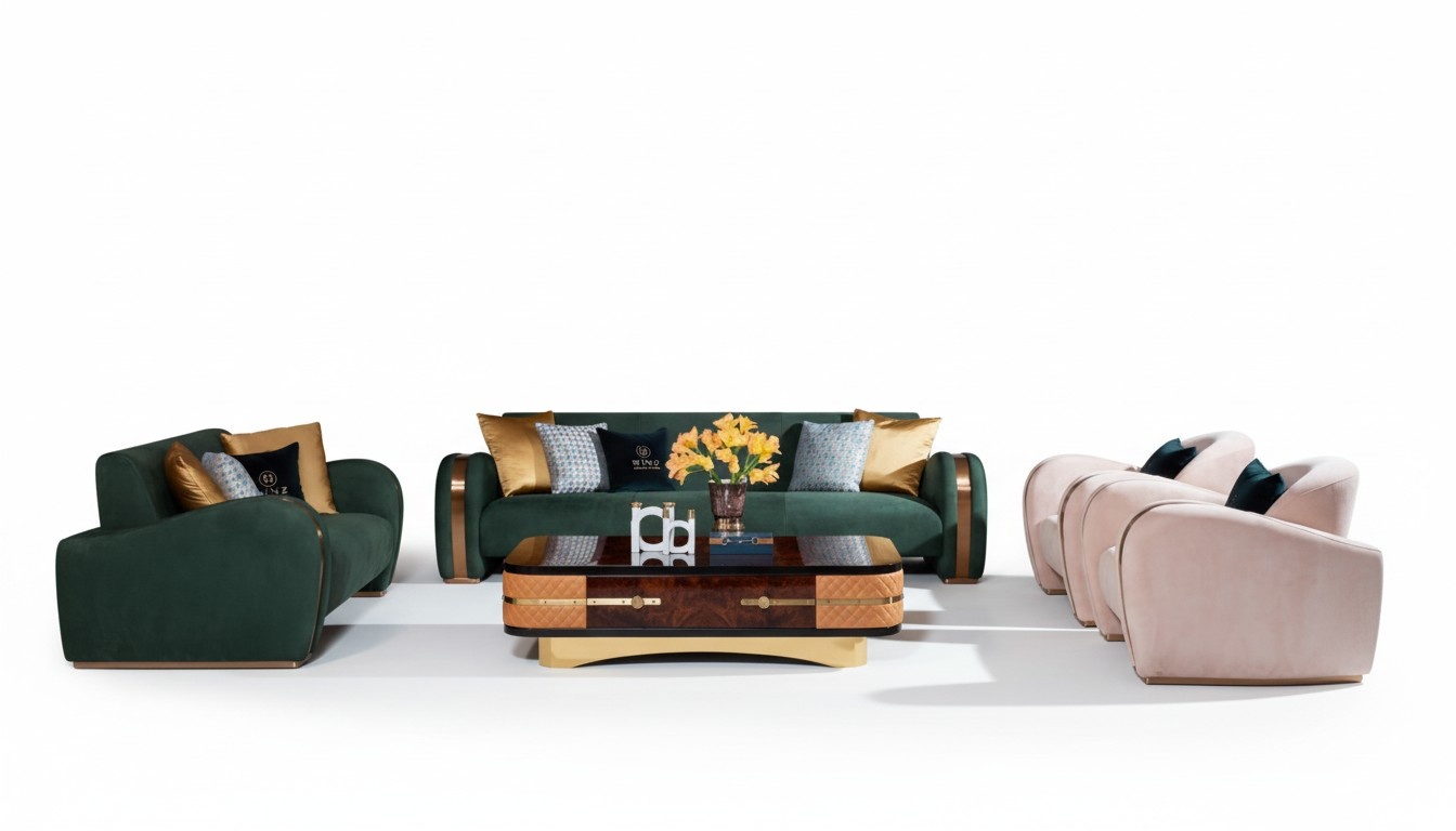 Luxus Möbel Sofagarnitur Couch Sofa Polster Couchtisch Sofas Garnitur