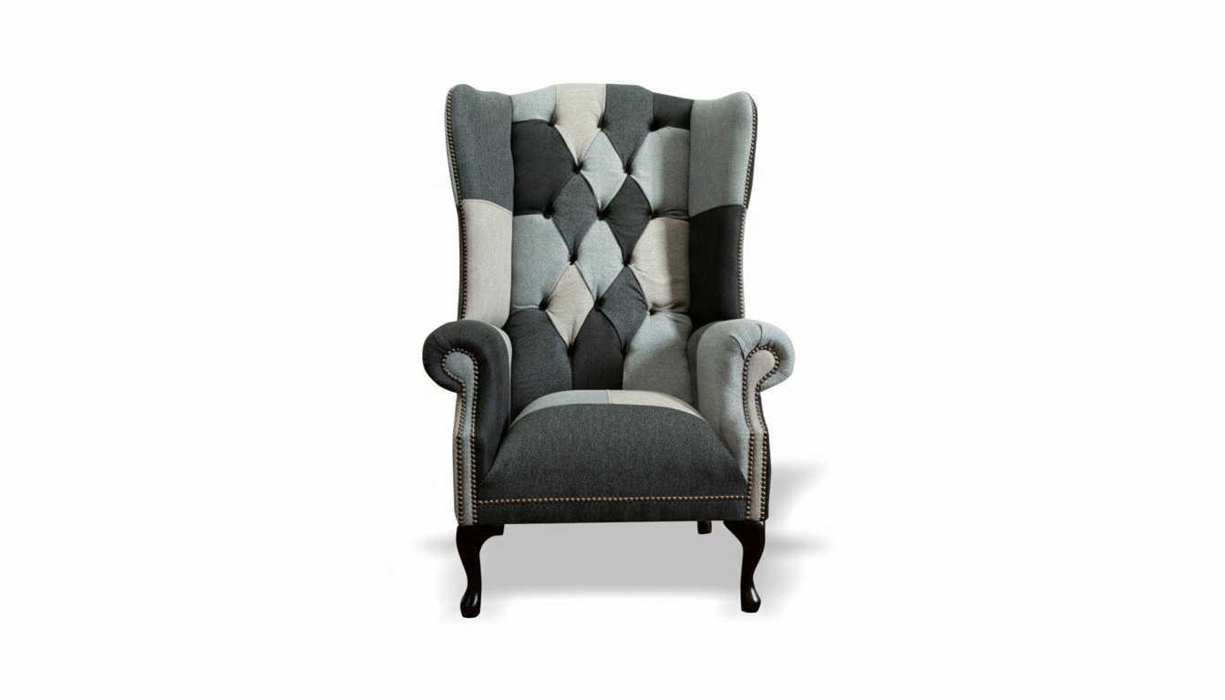 Luxus Polster Klassische Chesterfield Sessel 1 Sitzer Ohrensessel Einsitzer