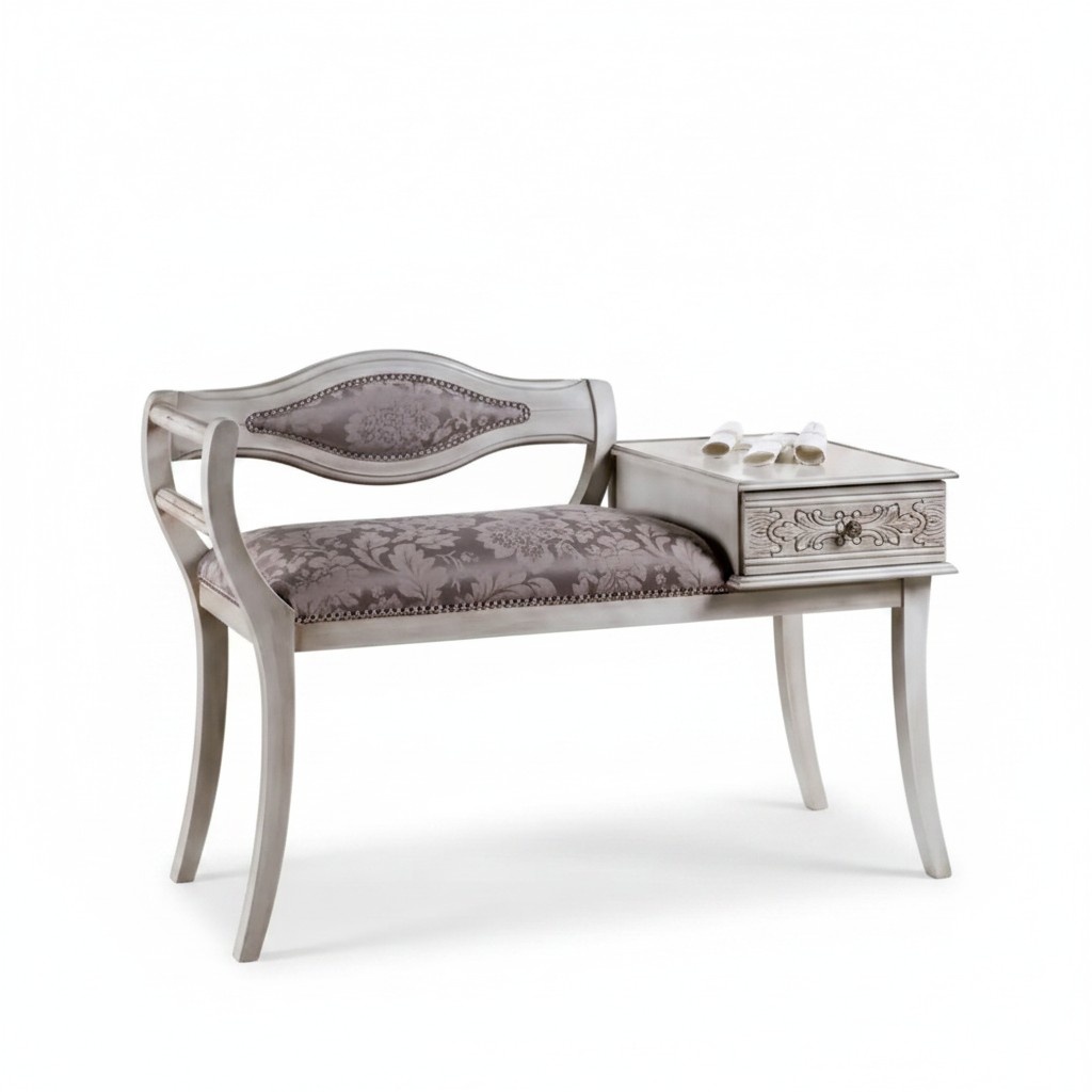Luxus Polsterbank Wohnzimmer Textil Möbel Stil Klassischer Neu