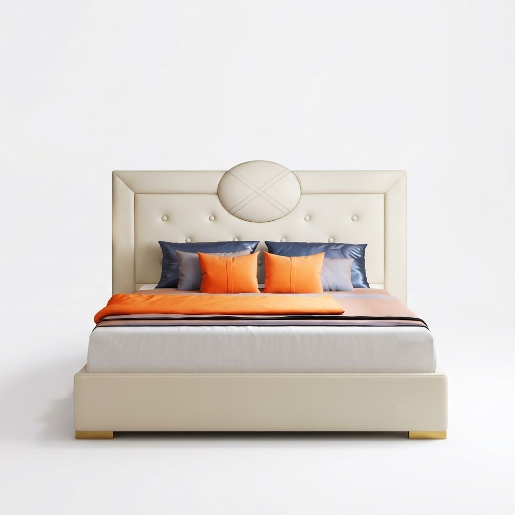 Luxus Schlafzimmer Bett Doppel Design Polster Betten Möbel Schlaf Hotel
