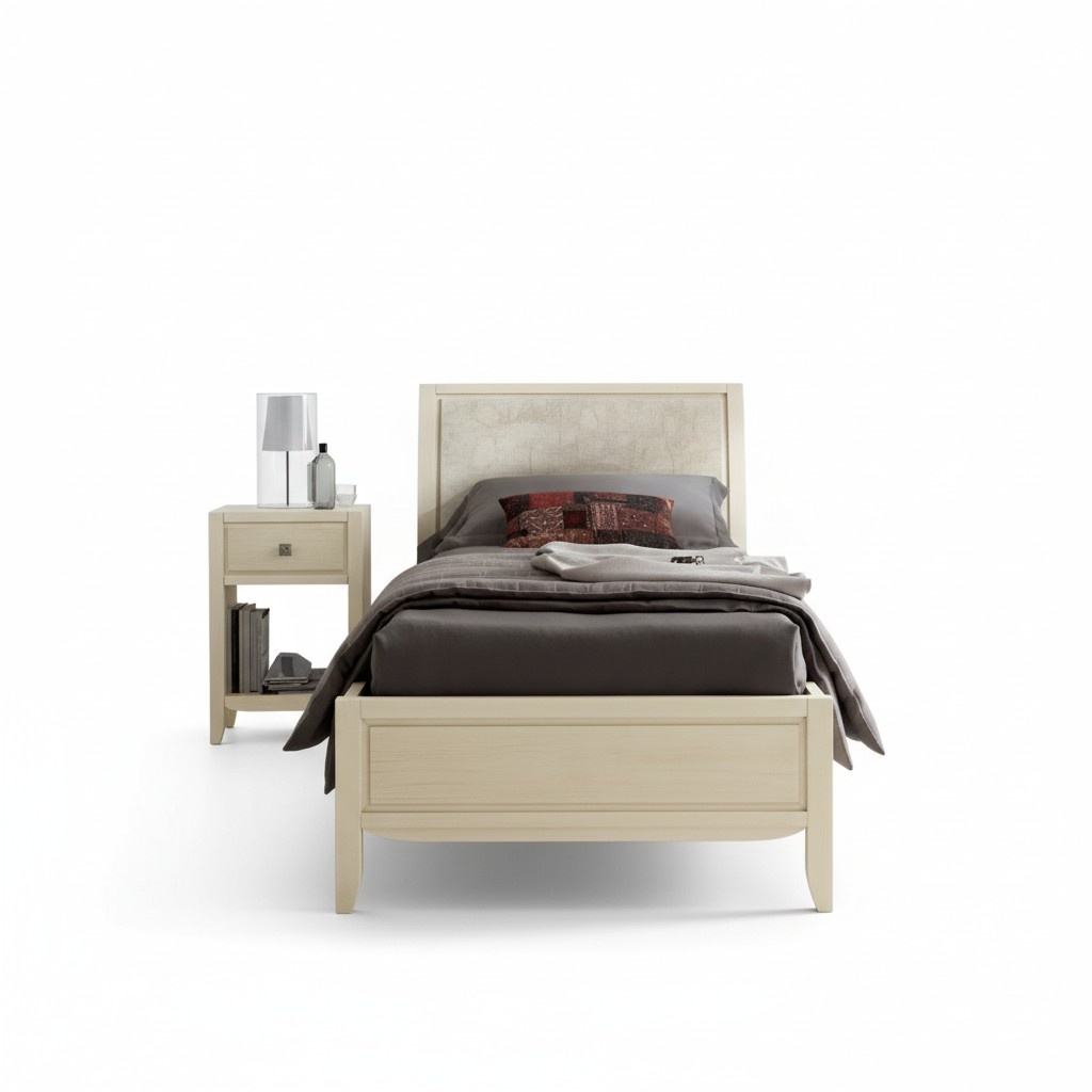 Luxus Schlafzimmer Set Nachttisch Bett 2tlg.Komplett Set Design Einrichtung Neu