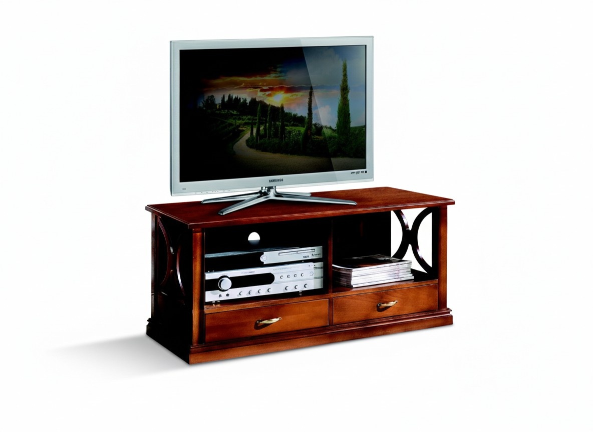 Luxus Sideboard tv Schrank rtv Italienische Möbel Wohnzimmer Holz Barock