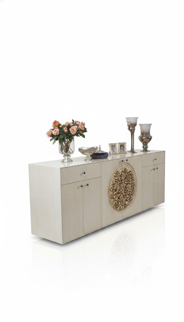 Luxus Sideboard xxl Sideboard Kommode Anrichte Sideboards Schrank weiß