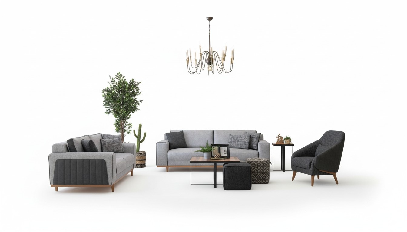 Luxus Sofagarnitur 3+2+1 Moderne Couch Sofa Polster Design Lounge Möbel