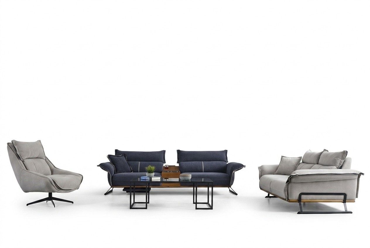 Luxus Sofagarnitur Italienische Stil Möbel Sofa Set Garnitur 3tlg