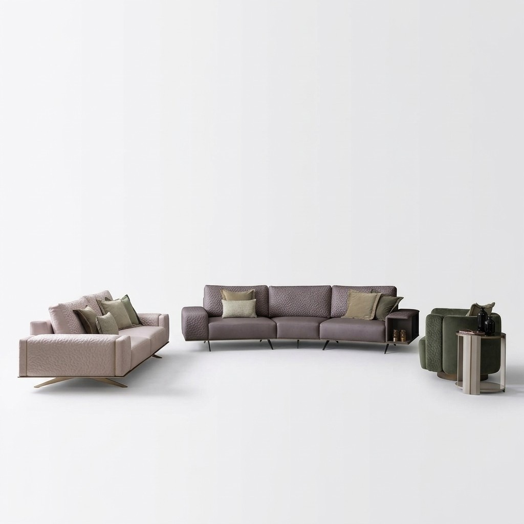 Luxus Sofagarnitur Wohnzimmer 5+3+1 Sitz Stoffsofa Big Sofa Couchen Sets