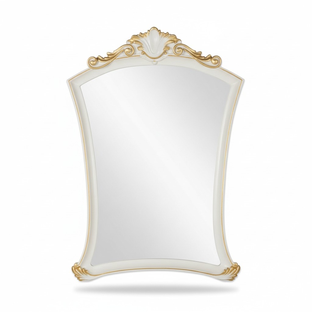 Luxus Spiegel klassisches Design weißer Spiegel Möbel Stile Elisa Spiegel