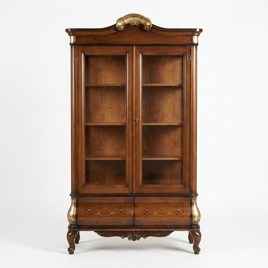 Luxus Vitrine Ausgefallene Möbel Schrank Vitrinen Glas Holz Schränke