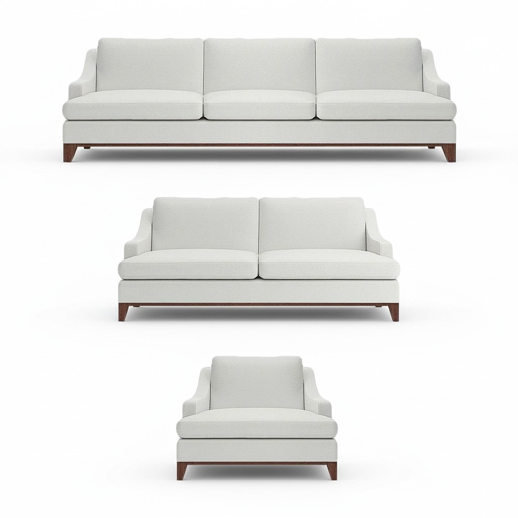 Luxus Weiß Sofas Set Wohnzimmer Sessel Einrichtung Komplett Einrichtung
