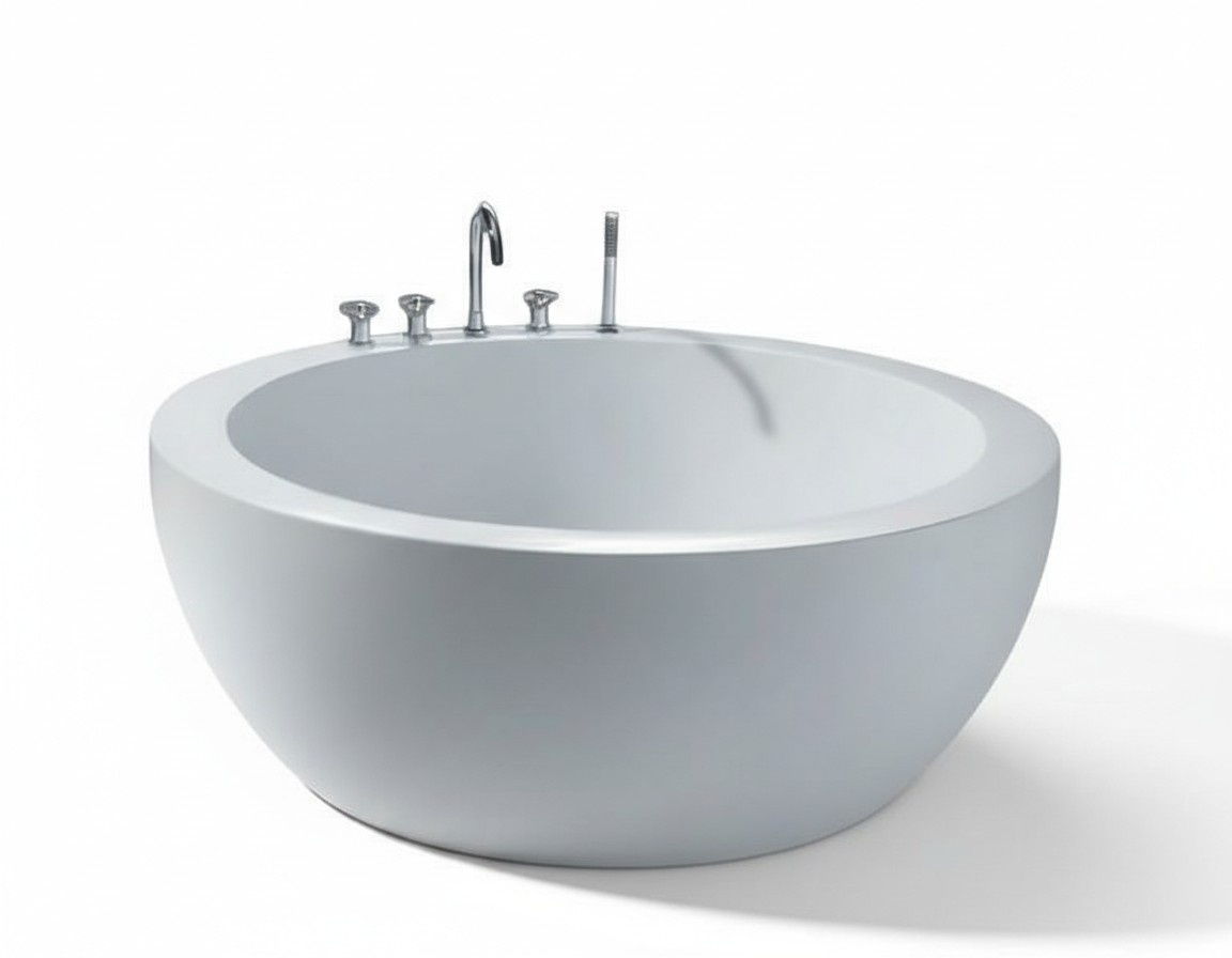Luxuswanne Badewanne Relaxwanne Komfortwanne Design-Badewanne 160x160 cm