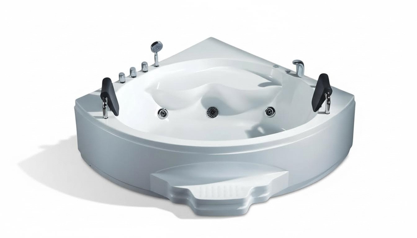 Luxuswanne Badewanne Wellnesswanne Hydromassagewanne Massagewanne 150x150 cm