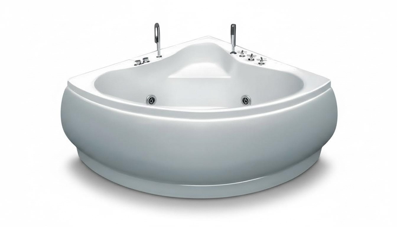 Massage Badewanne Whirlpool Spa Whirlwanne Hydromassagewanne 135x135 cm
