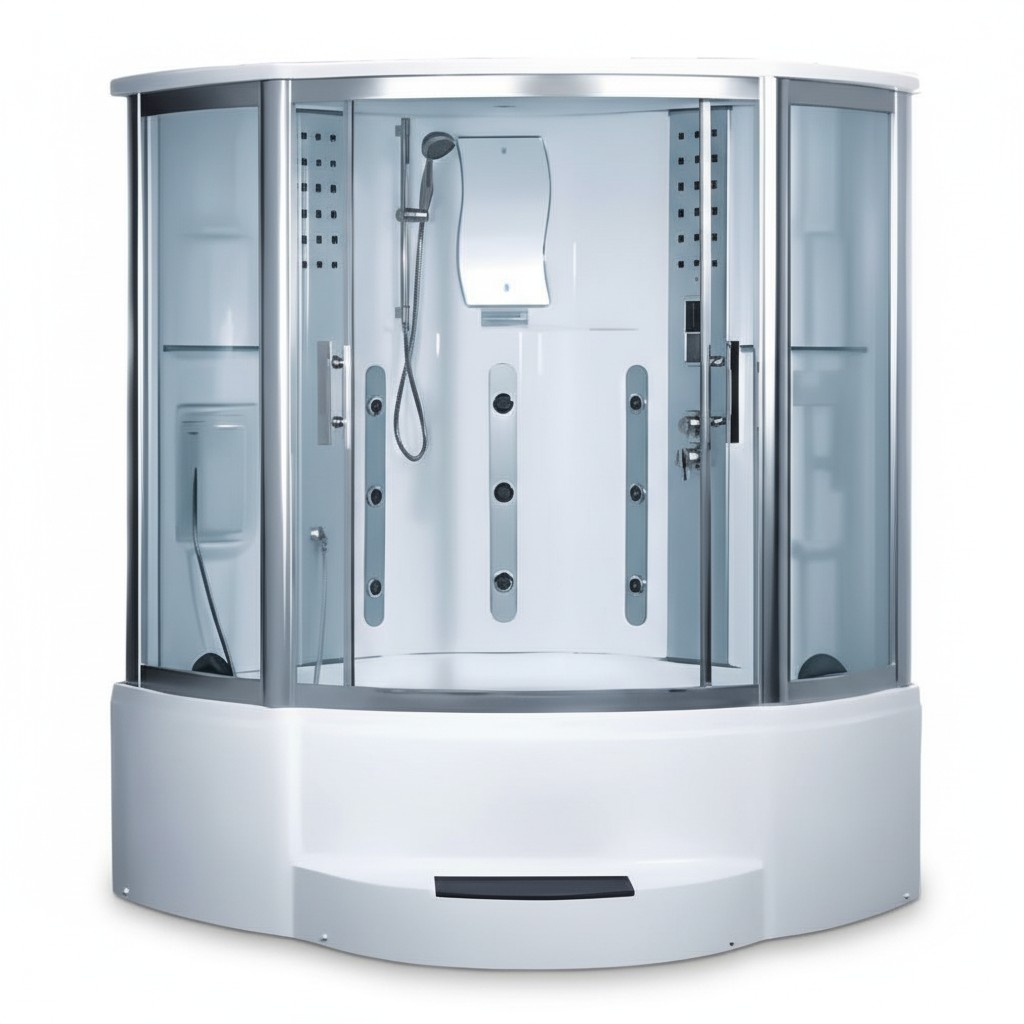 Massageduschkabine Luxusduschkabine Duschkabine Dusche Wellnessdusche 150x150 cm