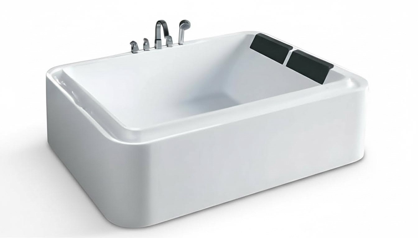 Massagewanne Hydromassagewanne Whirlpool Wellnesswanne Designwanne 180x110 cm