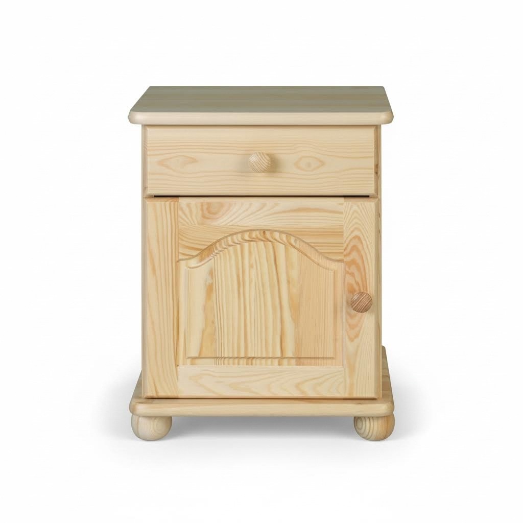 massiv Nachttisch Holz Nachttische Tisch Konsolen Konsolen Kommode Landhaus Stil