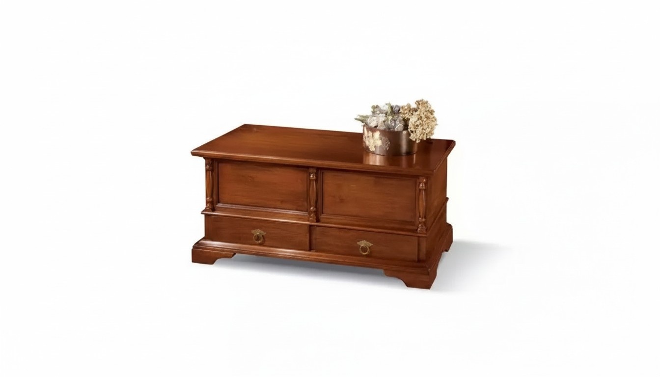 Massive Kommode Anrichte Braun Sideboard Möbel Echtholz Klassische